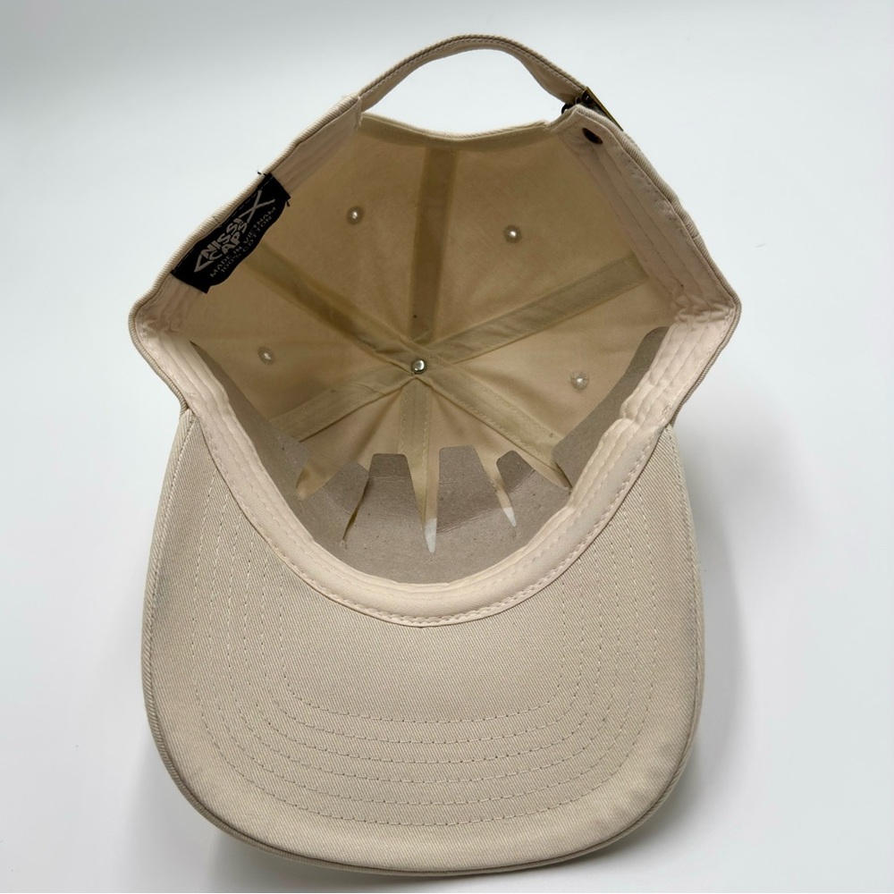 Beige Adjustable Baseball Cap Hat with Chow Chow Dog Embroidery for Men & Women - Picture 7 of 8